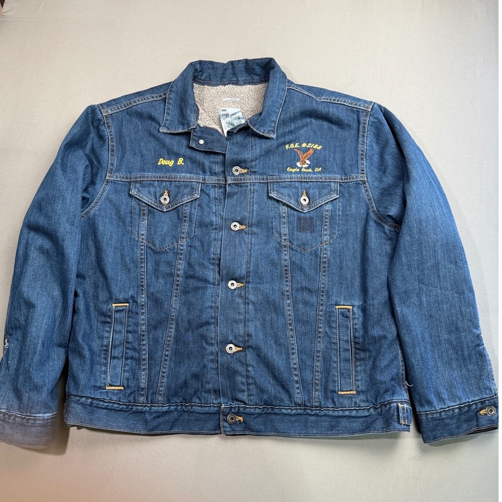 Authentic Carhartt x Fraternal Order of‎ Eagles embroidered jacket XL Regular